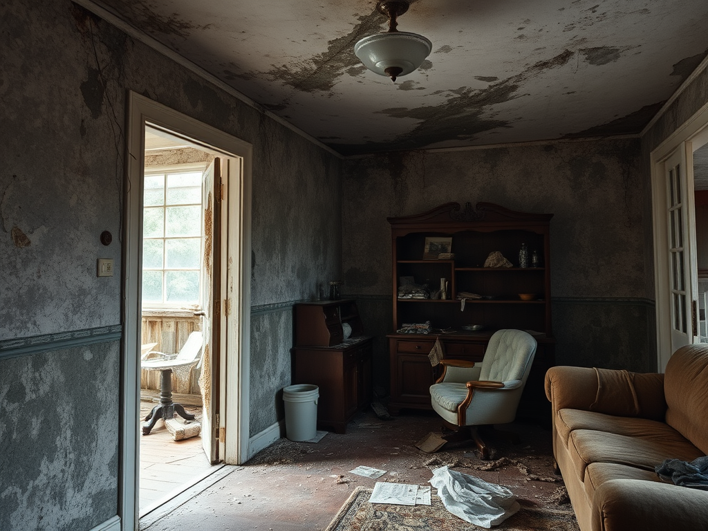 Mold damage in home located in Kane county, IL